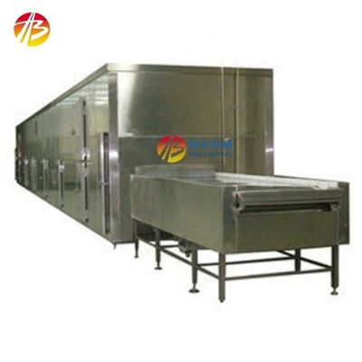 Capacidad de refrigeración de 500 kg Congelador rápido industrial para camarones y fresas congelados