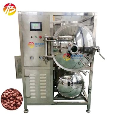 Máquina de secado por congelación al vacío de alimentos para mascotas con aceite de silicona/calentamiento eléctrico