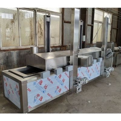 Máquina de freír papas fritas automática de 500 kg de capacidad para freír 500L de papas fritas