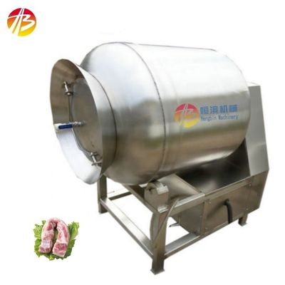 Tumbler de vacío industrial de pollo, carne y pescado con potencia de bomba de 0.75KW