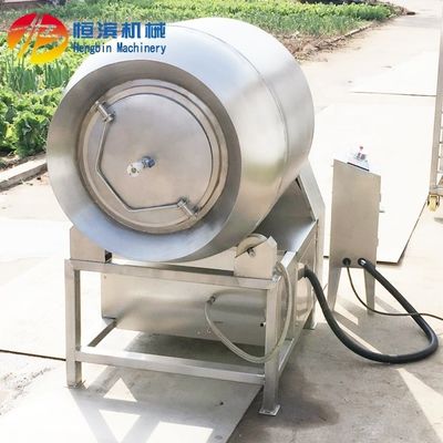 Tumbler de vacío industrial de pollo, carne y pescado con potencia de bomba de 0.75KW