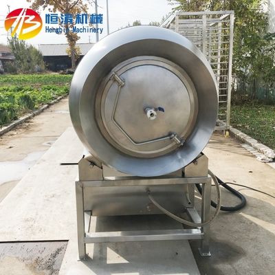 Tumbler de vacío industrial de pollo, carne y pescado con potencia de bomba de 0.75KW