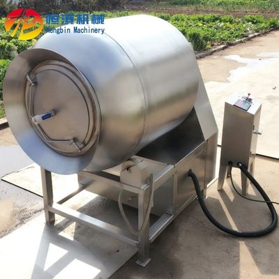 Tumbler de vacío industrial de pollo, carne y pescado con potencia de bomba de 0.75KW