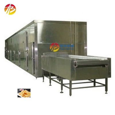 Máquina de congelación rápida para camarones, frutas, verduras y albóndigas en acero inoxidable 304