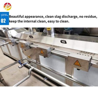Máquina automática continua para freír papas fritas para comercias de alimentos 2500*1000*2400 Tamaño