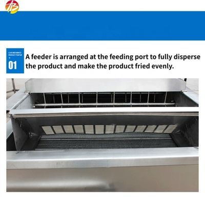 Máquina de freír para refrigerios Alimentos Patata Chips de plátano Peanut Donut Fritas Fritas Pollo