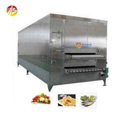 Máquina de congelación rápida en espiral industrial para frutas, verduras, mariscos y camarones 13800*3200*2500mm