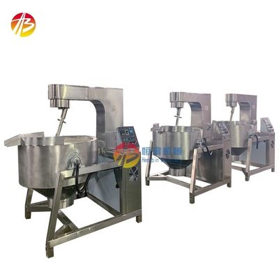Mezcladora para cocinar mermelada de frutas con caldera y agitador