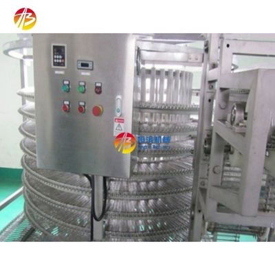 Congelar Frutas Pulpa Marisco Industrial congelador 10-60min Tiempo de congelación 800mm Ancho de entrada