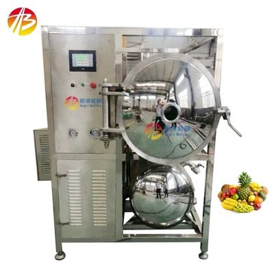 50 kg Máquina de deshidratación de congelación al vacío Función para la temperatura de precongelación -18C -60C
