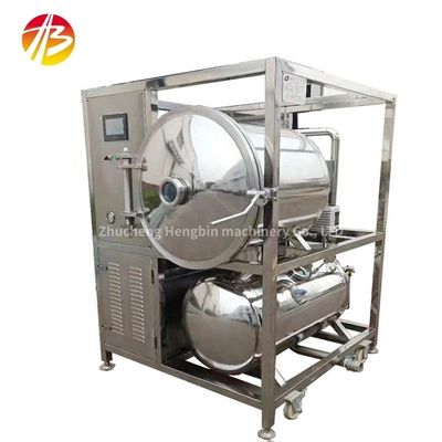 Máquina de secado por congelación al vacío de alimentos para mascotas con aceite de silicona/calentamiento eléctrico