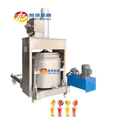 Máquina hidráulica industrial para extraer el jugo de lodos y escamas Capacidad 500 kg/h