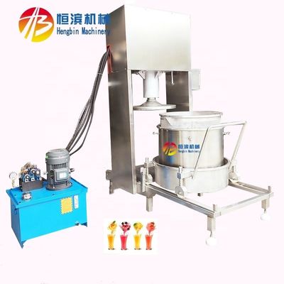 Extractor de jugo de prensa en frío hidráulico comercial de 600 kg/h para una fácil operación
