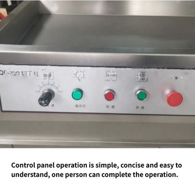 Máquina de corte de cubo de carne de acero inoxidable 304 para un procesamiento rápido y preciso de la carne