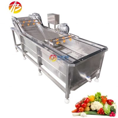 3000*1160*1400mm Ventaja Lavadora de burbujas de ahorro de agua para verduras y frutas