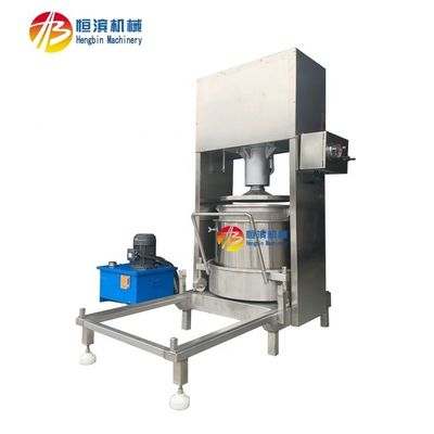 Máquina de prensado de vinos de uva y jugos de frutas de acero inoxidable de 300L