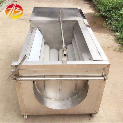 Máquina de lavado industrial de cáscara de 200 kg/h con diseño de ahorro de agua