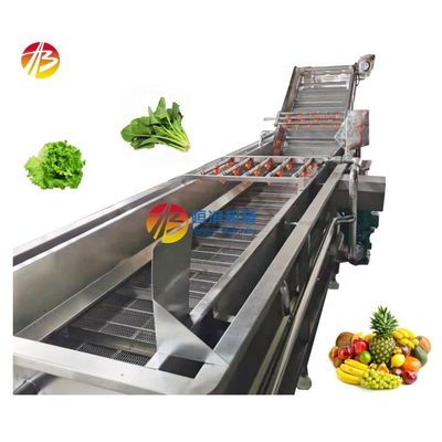 Máquina de limpieza industrial de frutas y mariscos con tecnología avanzada de lavado por burbujas