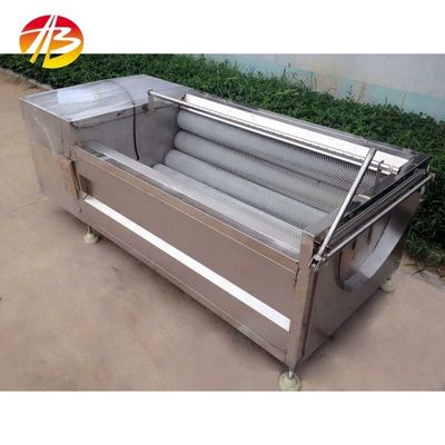 Máquina de lavado y pelado de jengibre industrial duradero con voltaje de 380V