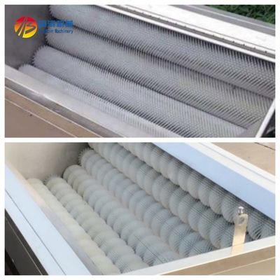 1850*880*760mm Máquina comercial de lavado con cepillo para pelar la yuca de papa Taro