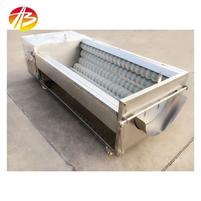 304 de acero inoxidable Brush de vegetales portátil tipo máquina de lavado y pelado para ñame