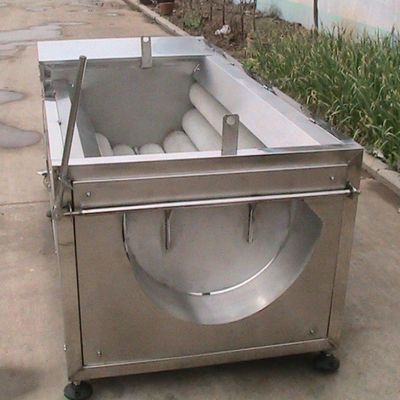 304 de acero inoxidable Brush de vegetales portátil tipo máquina de lavado y pelado para ñame