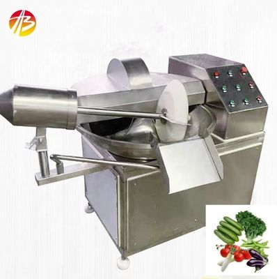 Máquina de corte industrial de mezcla para cortar carne de res, pollo y pollo con capacidad de 100 kg