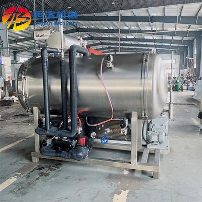 Máquina de secado por congelación de 38kw para procesamiento de dulces, café, azúcar, fruta, carne, pescado y verduras