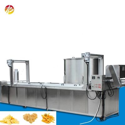 Máquina automática continua para freír papas fritas para comercias de alimentos 2500*1000*2400 Tamaño